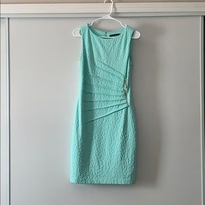 Ivanka Trump Sunburst Leopard Burnout Dress